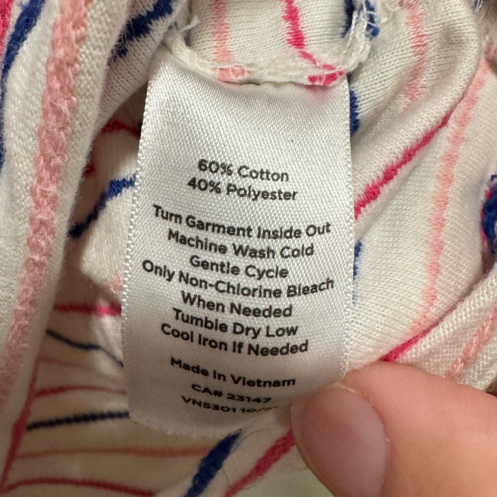 Talbots Multicolord Textured 3/4 Sleeve Top, size Medium - Picture 5 of 6